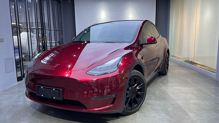 邓小姐特斯拉modelY改装效果