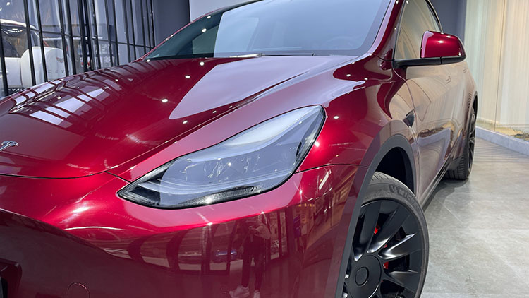 邓小姐特斯拉modelY改装效果