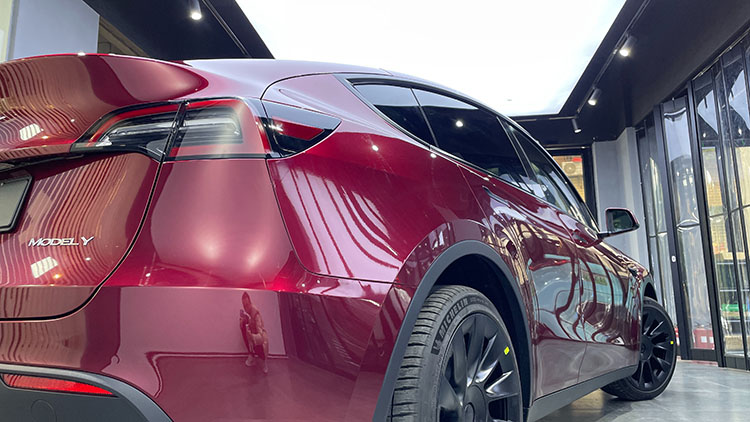 邓小姐特斯拉modelY改装效果