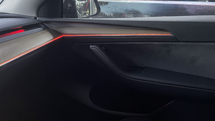 邓小姐特斯拉modelY改装效果